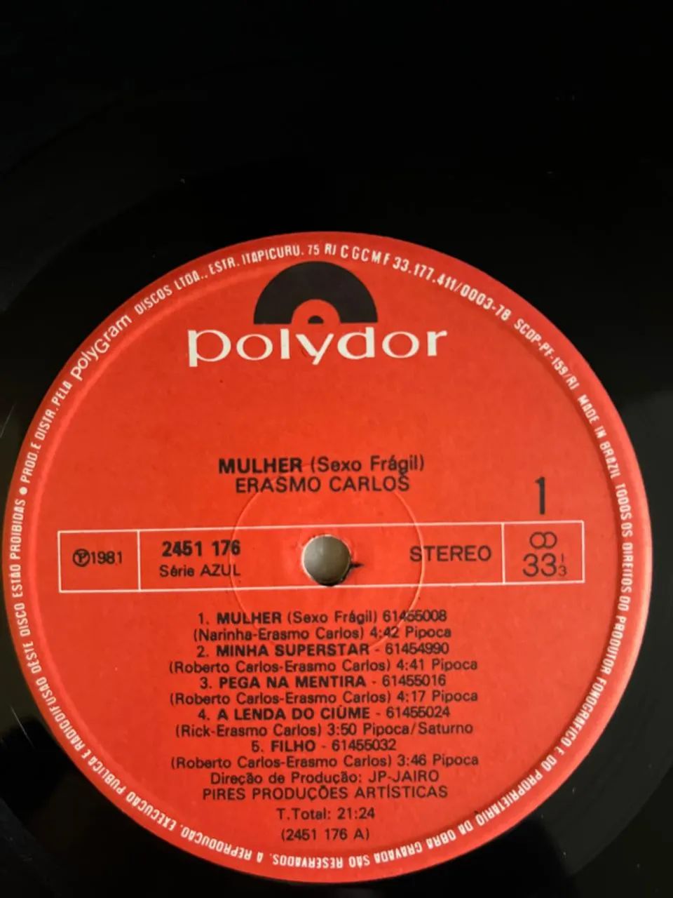 LP VINIL Erasmo Carlos - Mulher - Foto 4