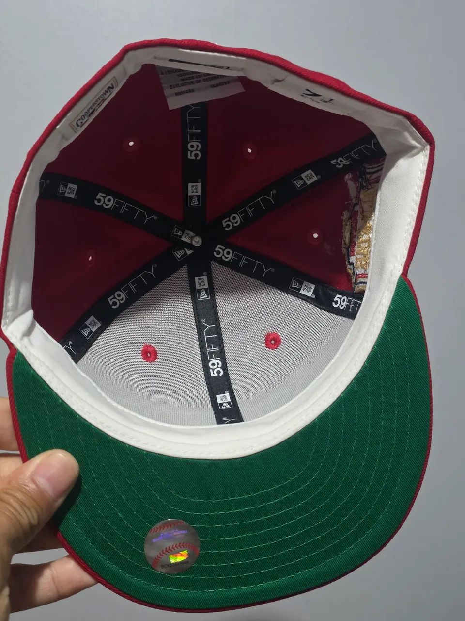 Bone new era red sox 7 1/4 - Foto 5