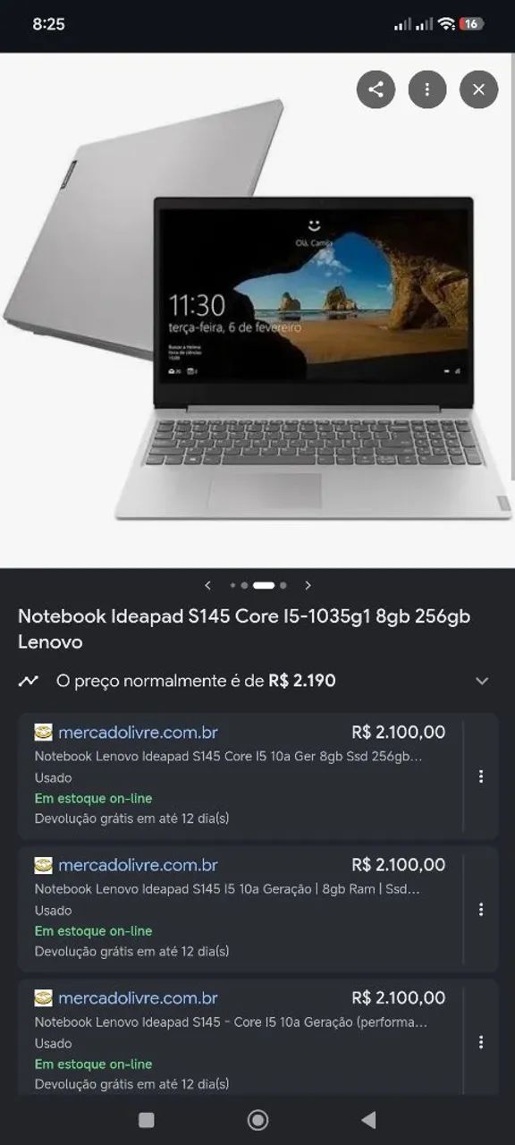 Notebook Lenovo ideapad s145 - Foto 5