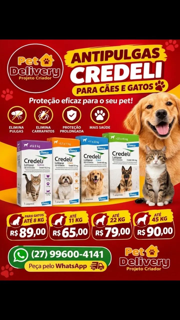 Anti pulgas credeli 