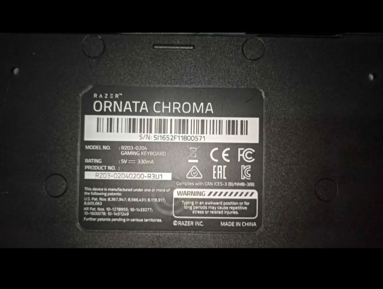 Teclado Razer Ornata Chroma RGB - Foto 5