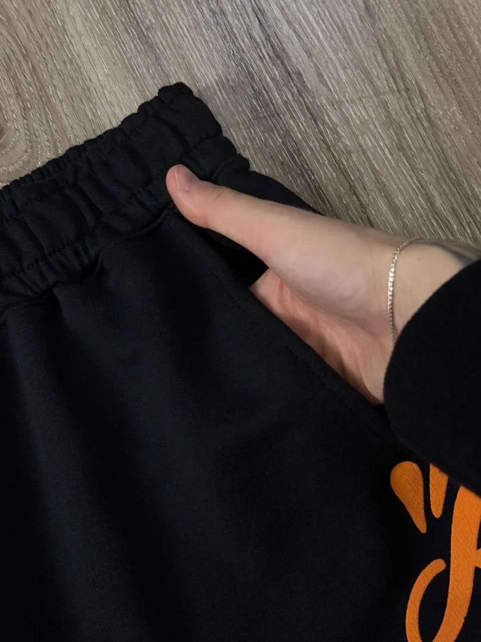 Conjunto Syna World Moletom - Black Orange - Foto 4