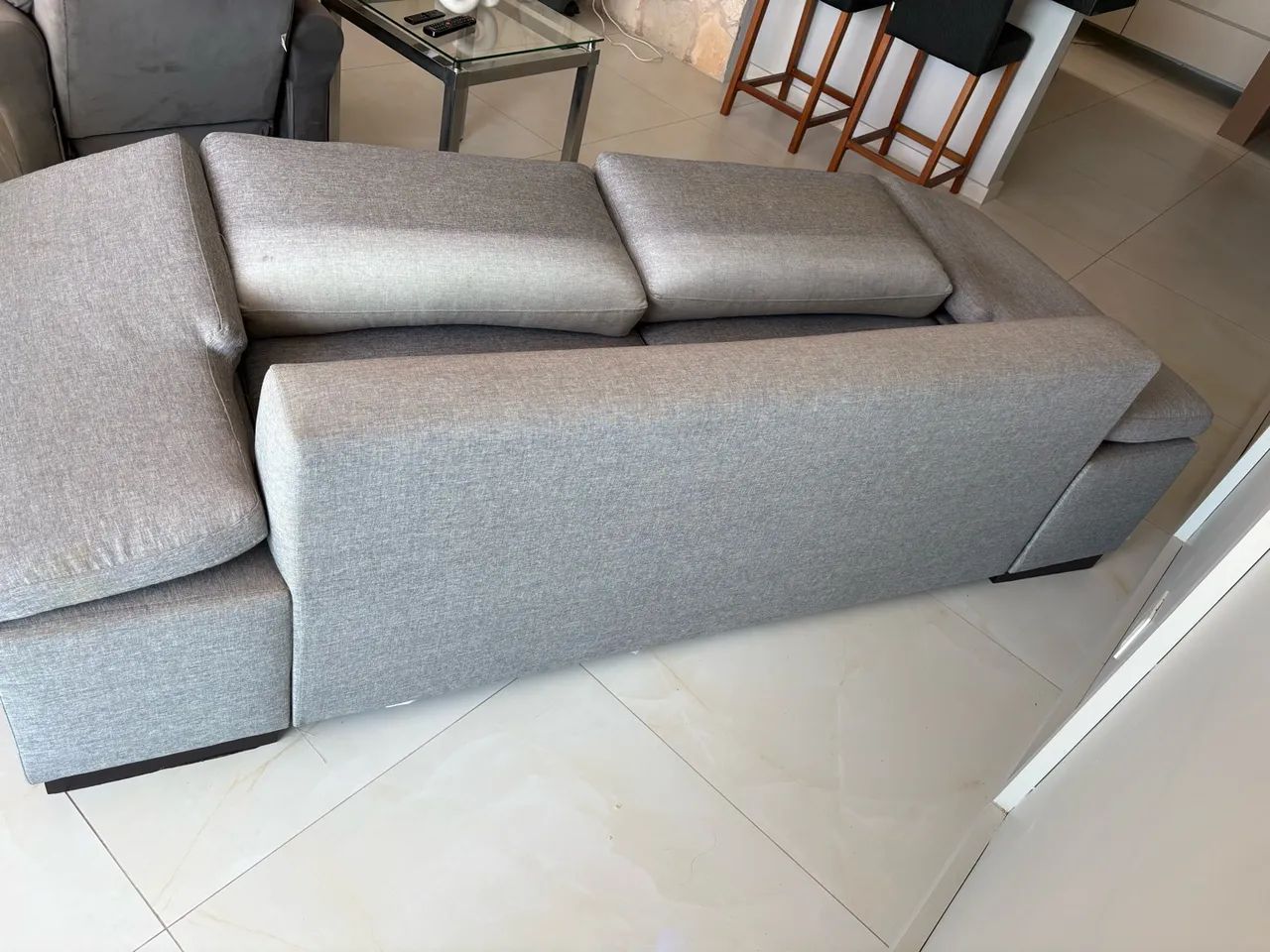 Sofá Linho 2 Lugares - Foto 5