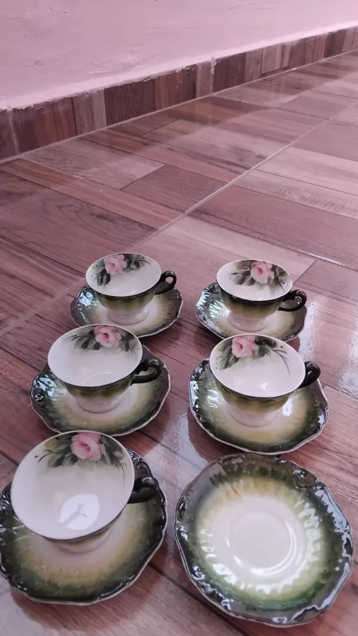5 xícaras de café porcelana  - Foto 5