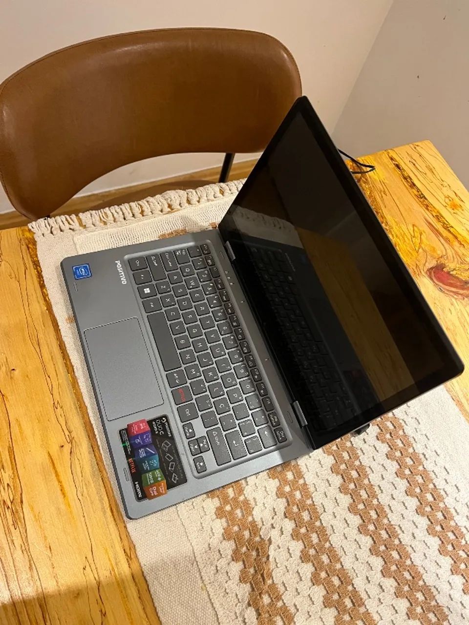 Notebook 2 em 1 Positivo Duo C4128B-3 Intel® Celeron® Windows 11 Home 11,6" - Cinza Escuro - Foto 3