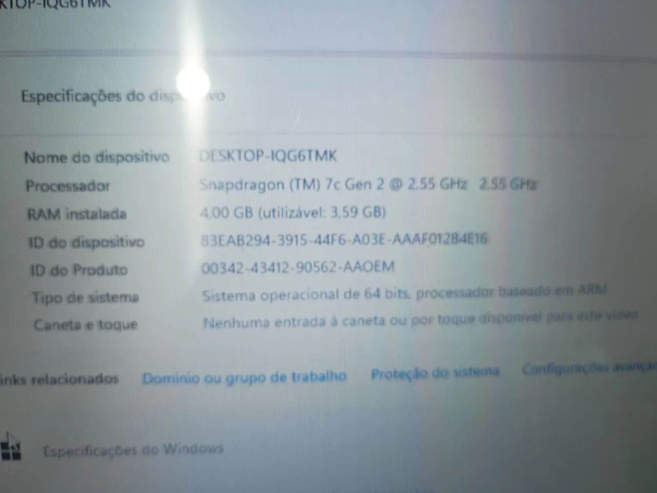 Notebook gamer HP snapdragon octacore SSD DDR 4 wi-fi webcam bluetooth hdmi windows 11  - Foto 3