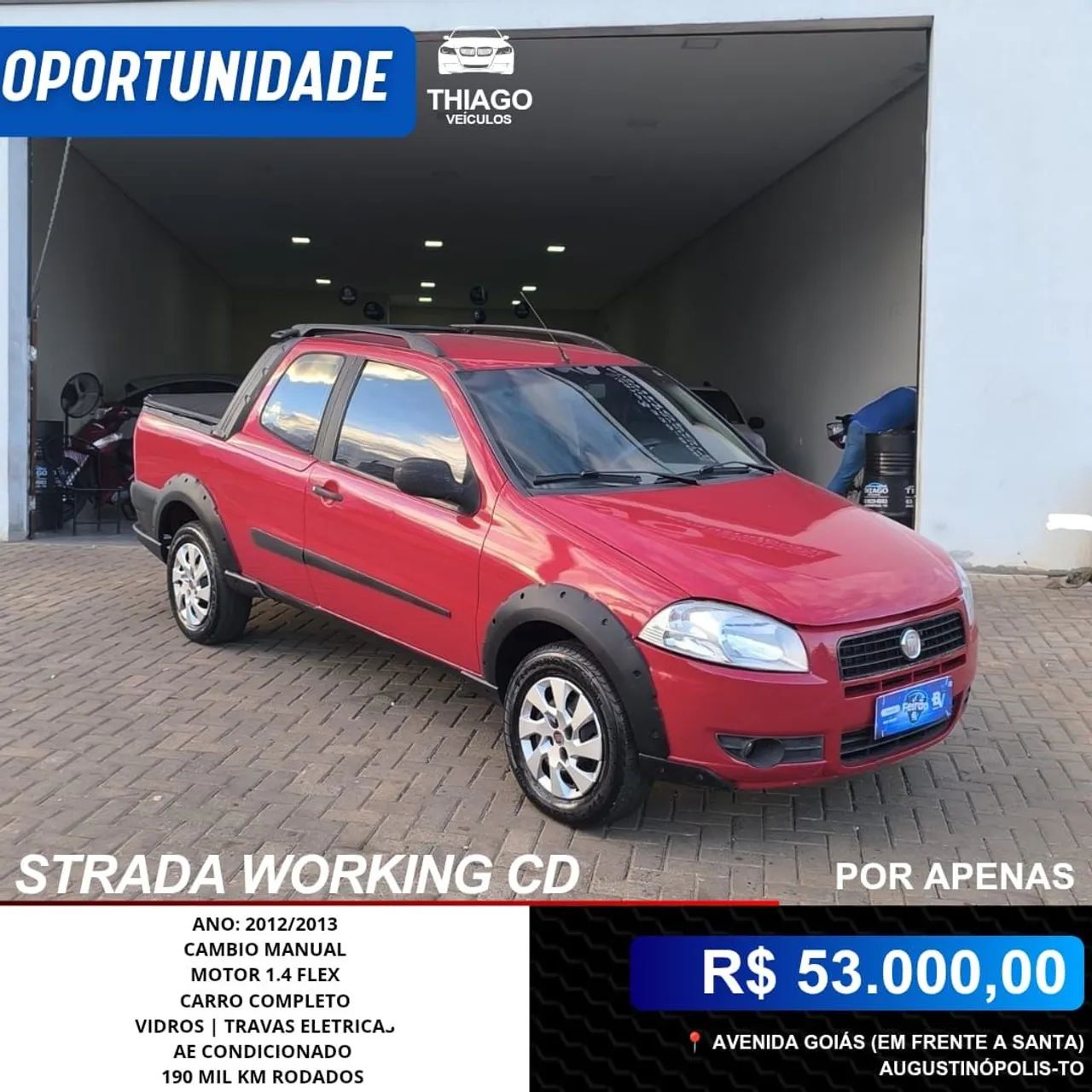 Fiat Strada Working 1.4 MPI Fire Flex 8V CD 2013