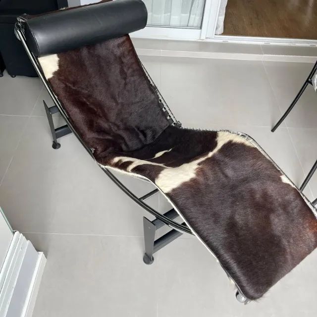 Le Corbusier - Chaise Lc4 - Couro Vaca - Montenapoleone