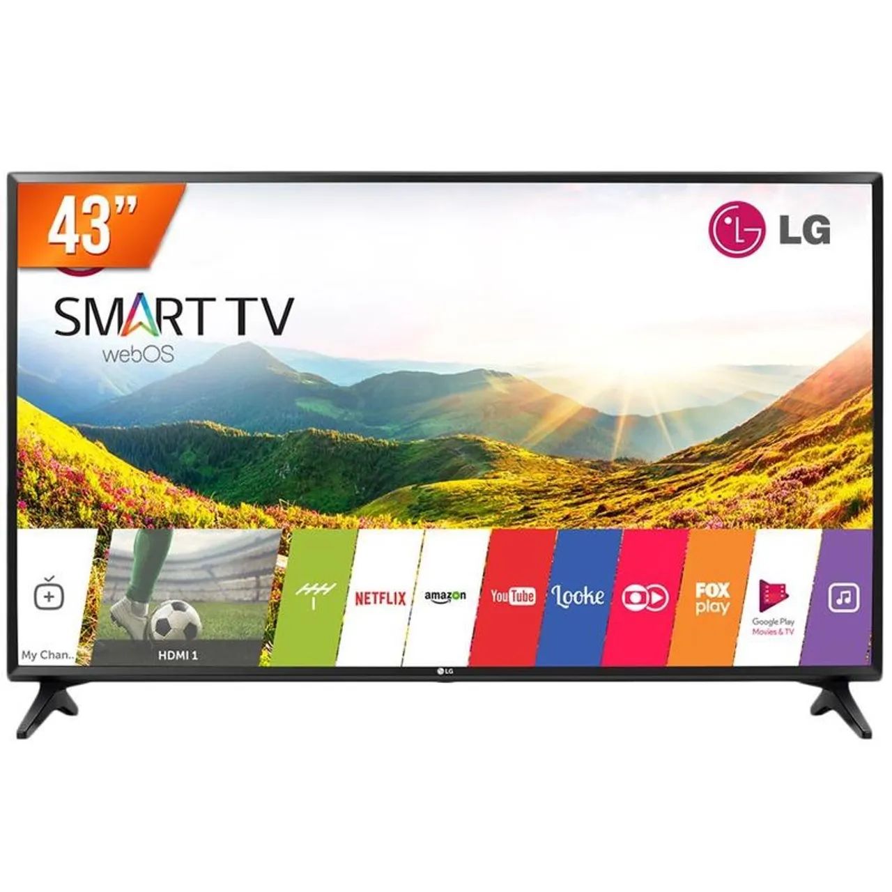 VENDE-SE UMA SMART TV LG 43 POLEGADAS ENTREGA GRÁTIS ACEITA CARTÃO - Foto 2