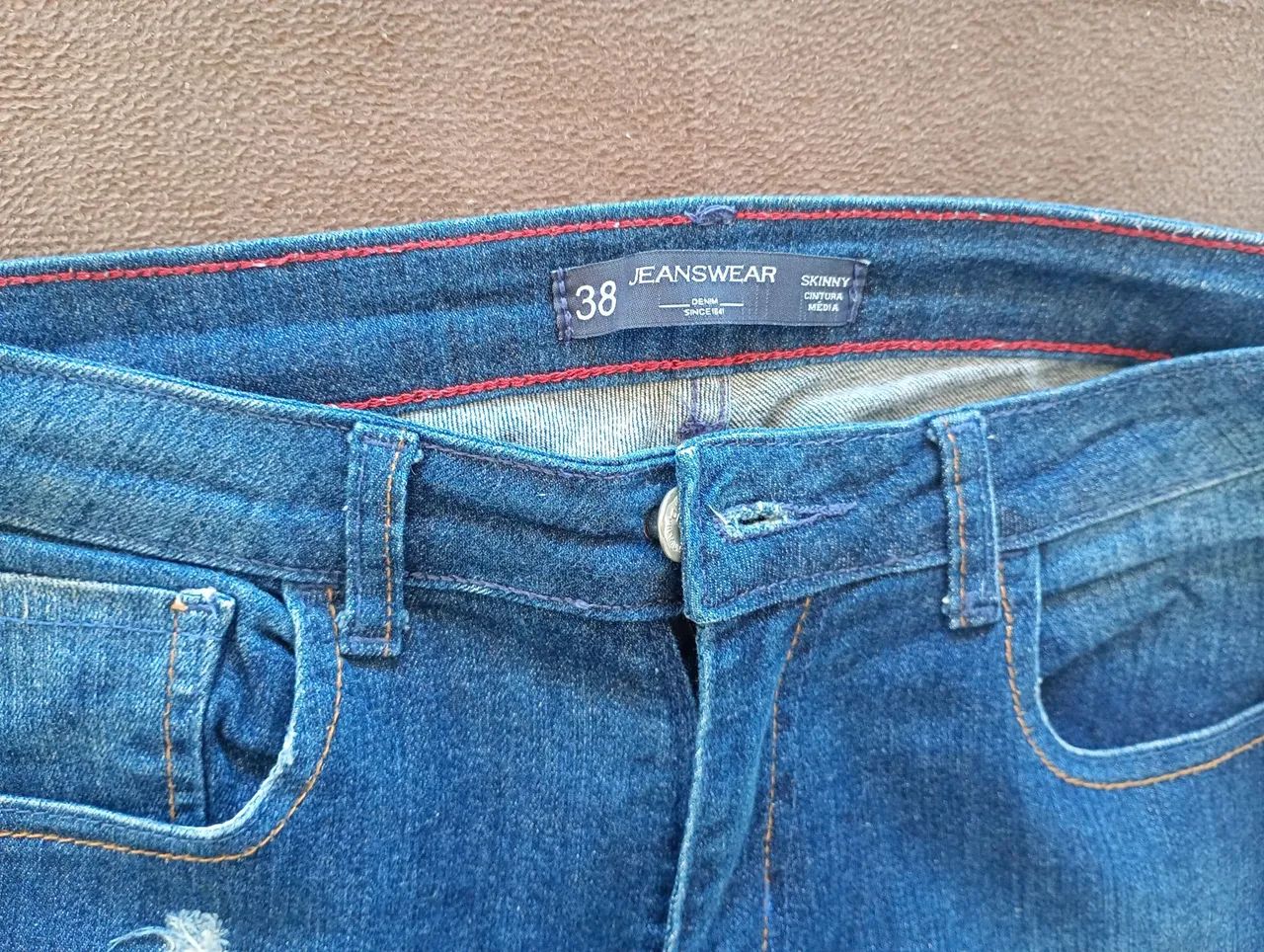 Calça jeans feminina skinny. 36/38 - Foto 2