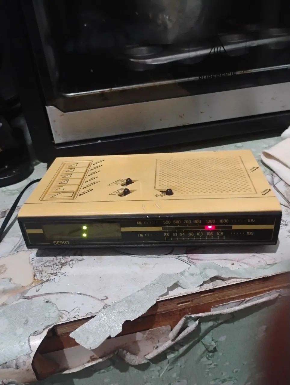 Rádio Relógio Seiko 80/90 