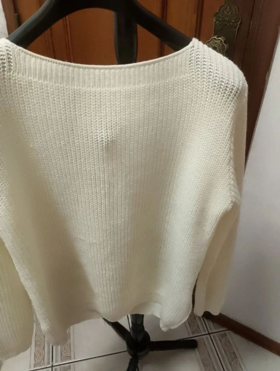 Blusa de tricô feminina  - Foto 4