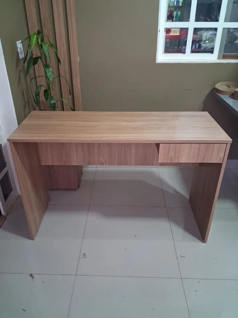 Escrivaninha mdf amadeirado  - Foto 4
