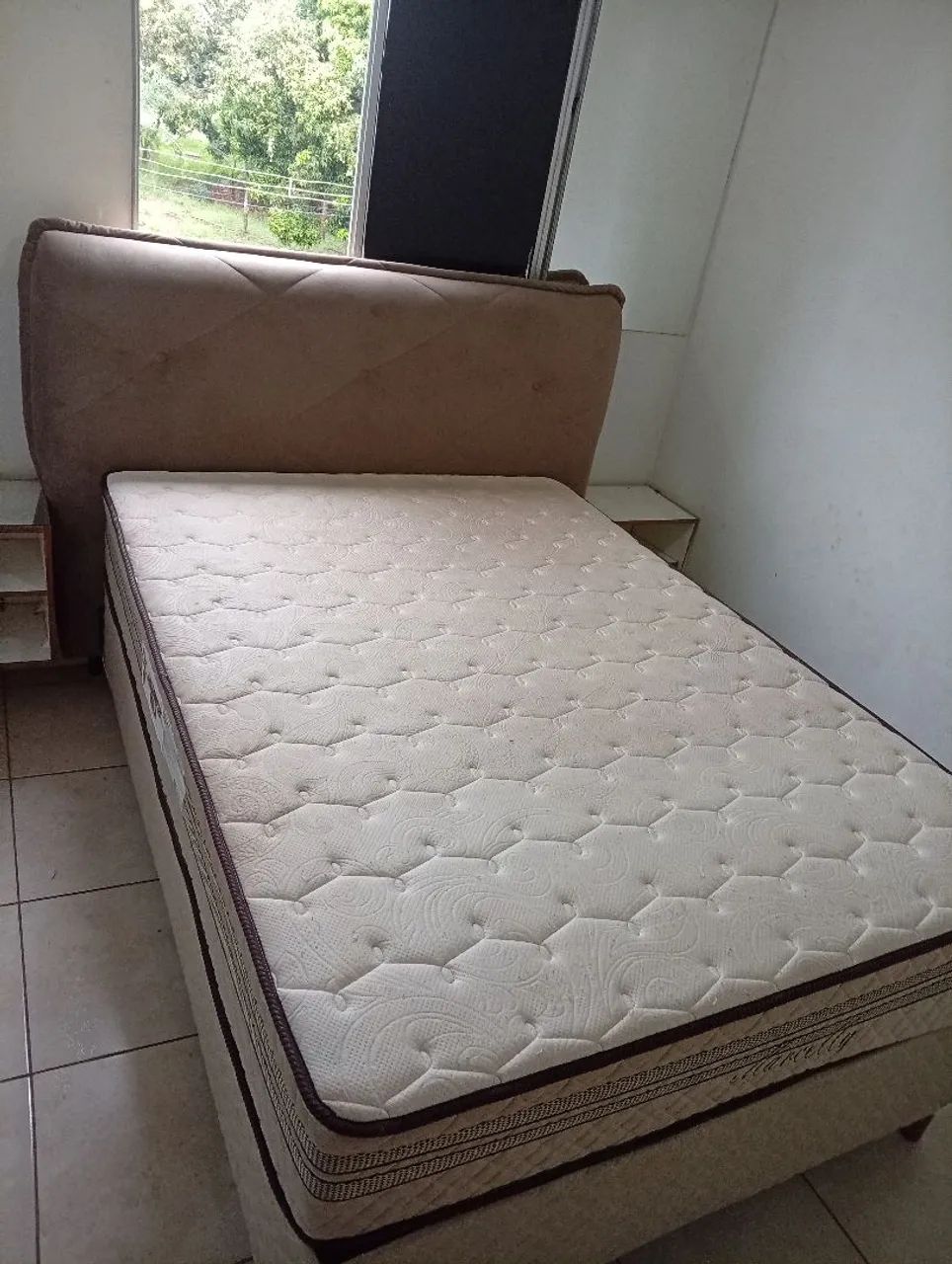Pouco Usada - Cama Casal com Cabeceira - Foto 5