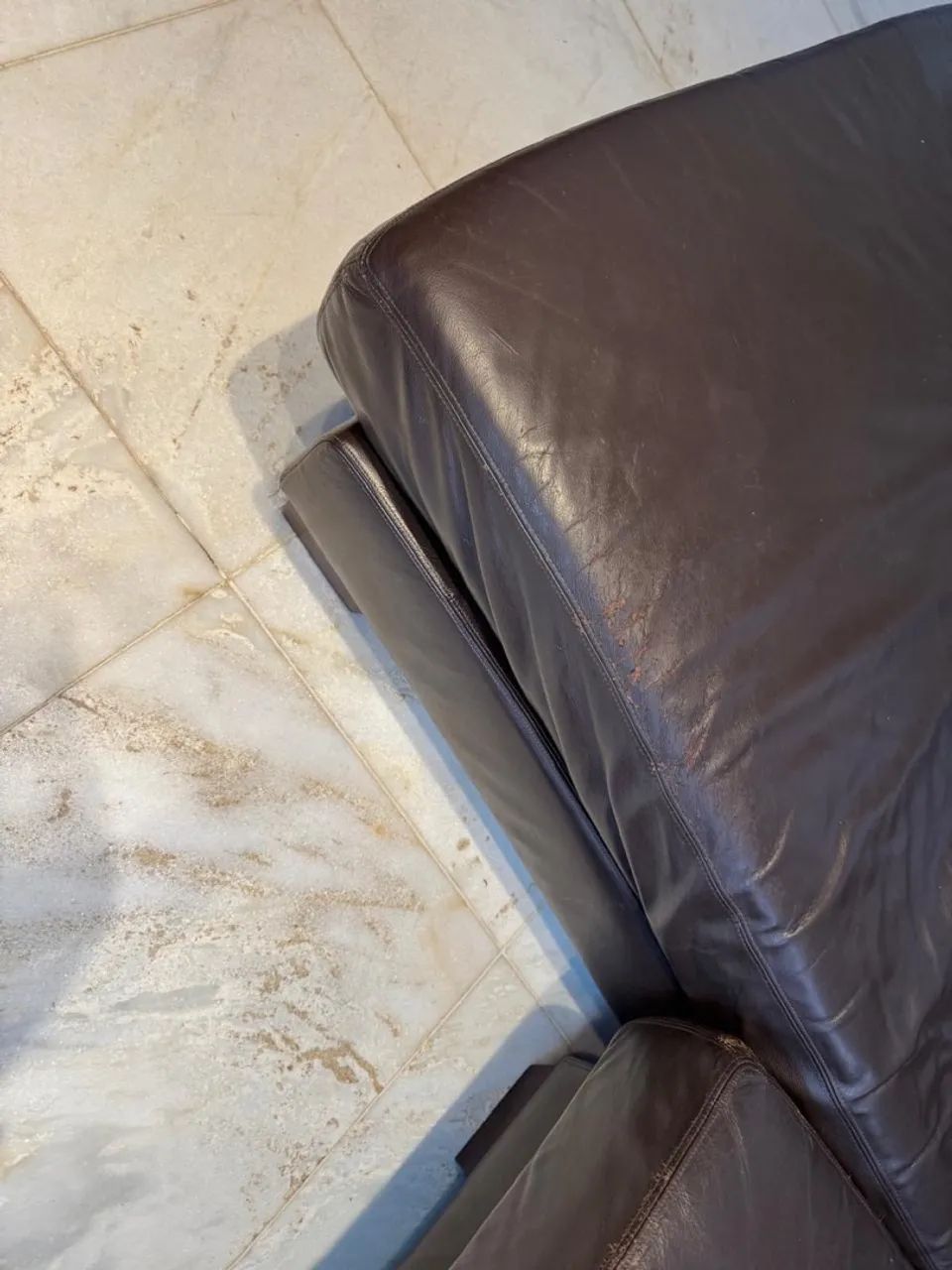 Sofá de couro legítimo  - Foto 4