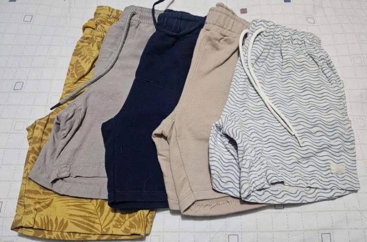 Lote de 5 bermudas infantis masculinas - Foto 6