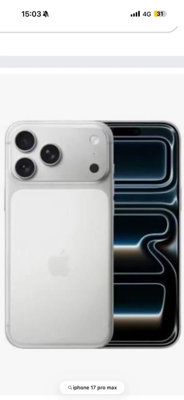 Vende-se um iPhone 17 pro max 