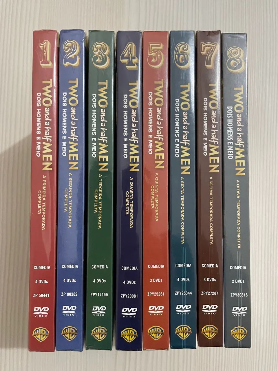 COLEÇÃO LACRADA TEMPORADA DE 1A8 TWO AND A HALF MEN - DVD, Blu-Ray