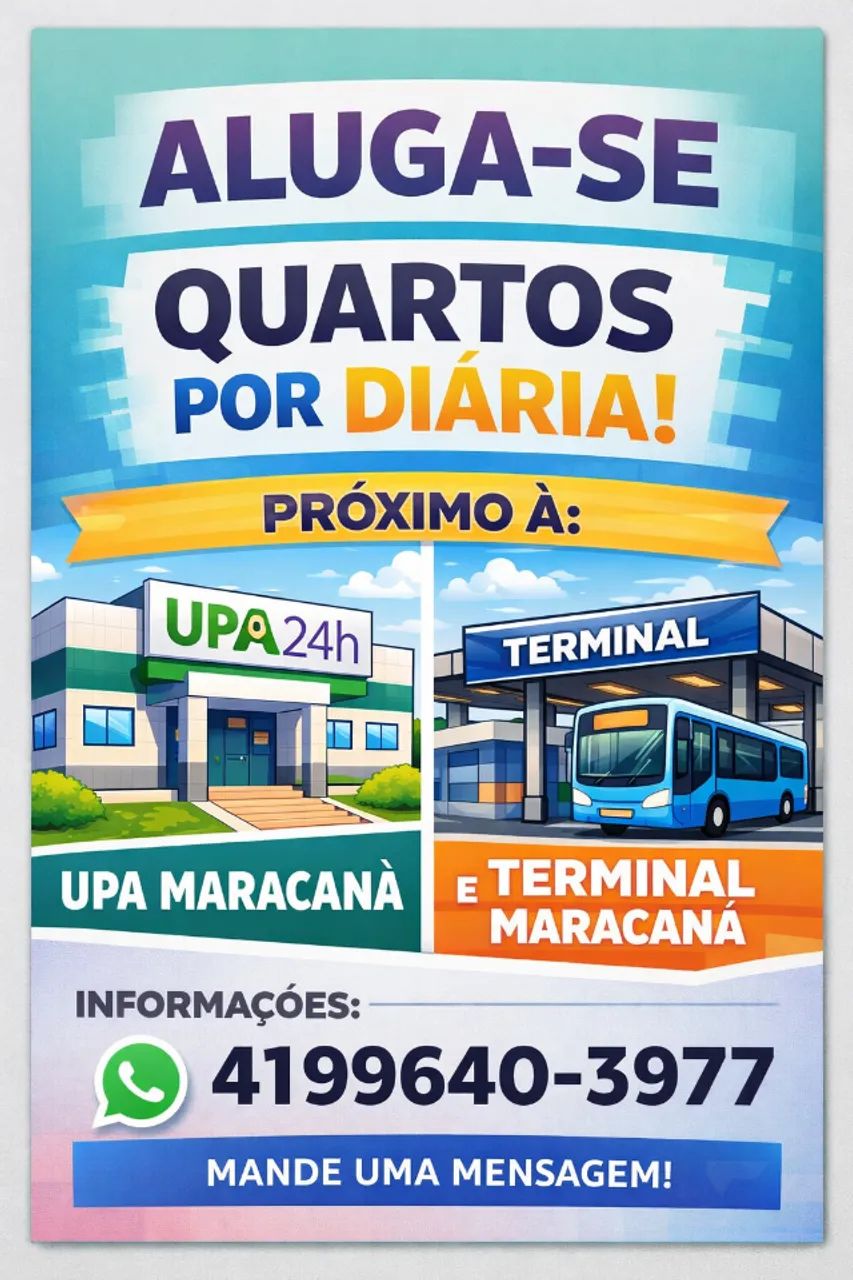 Quarto e kitnet - Diária/mensal