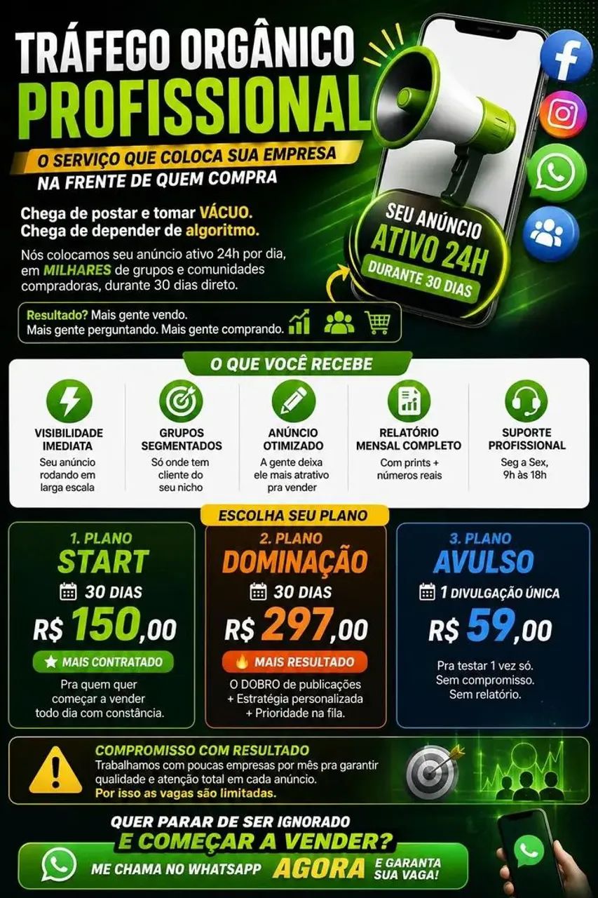 Divulgações profissionais 