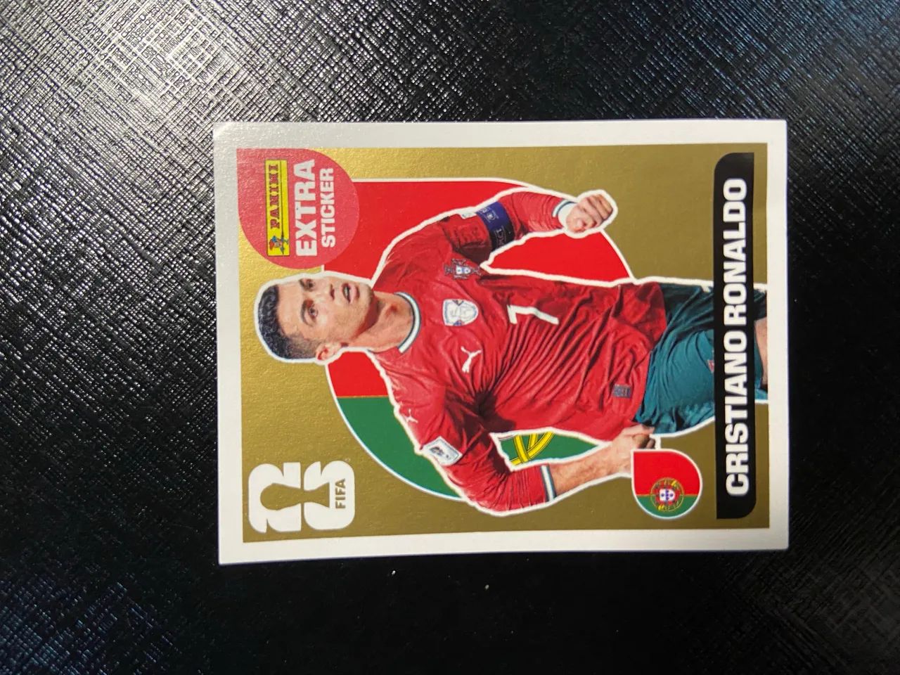 Figurinha Legend Original Cristiano Ronaldo Gold  - Foto 2