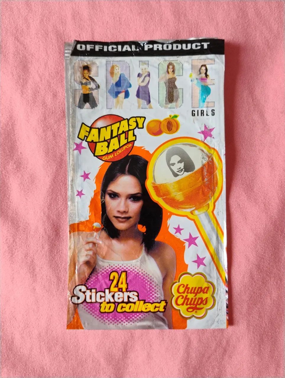 Embalagem Spice Girls! Stickers de pirulito Chupa Chups