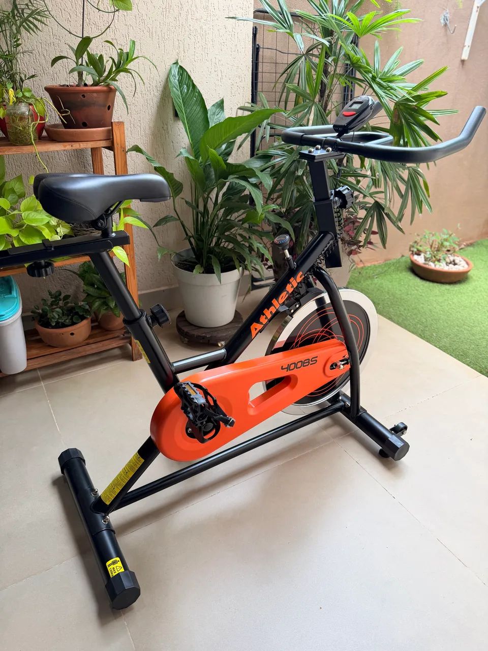 Bicicleta Spinning Athletic Advanced 400BS - Seminova - Foto 5