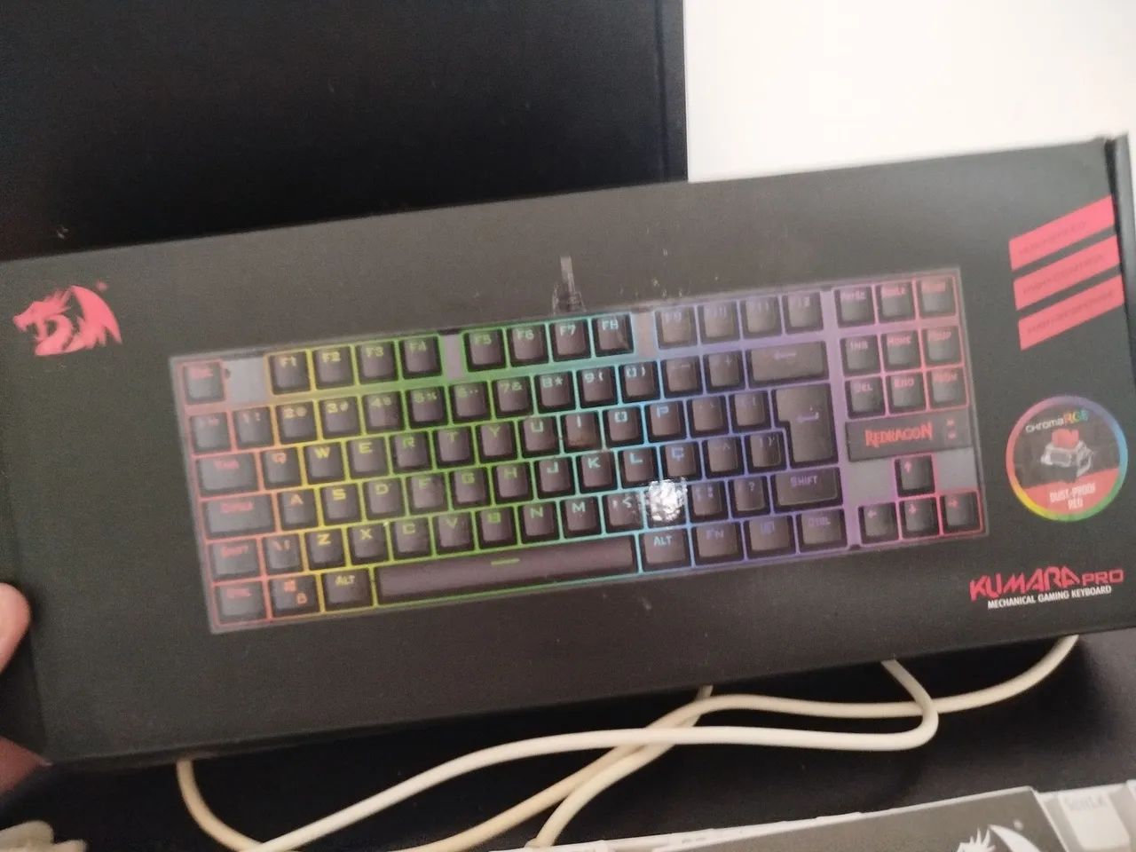Teclado Mecânico Kumara PRO White - Foto 4