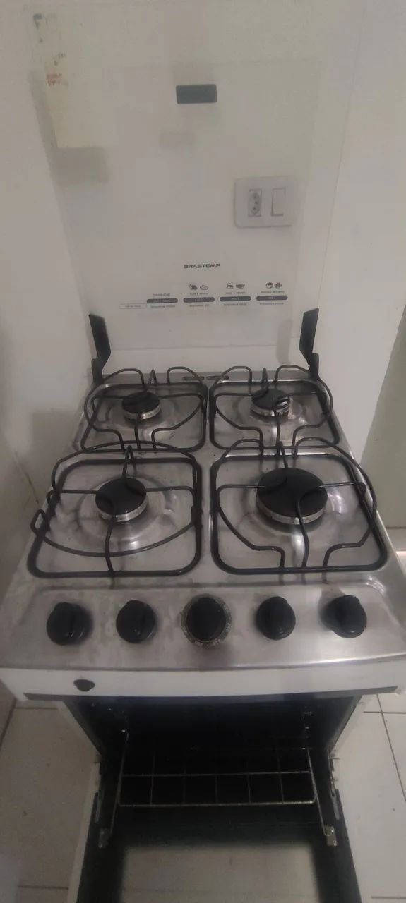 Fogão 4 bocas Brastemp 