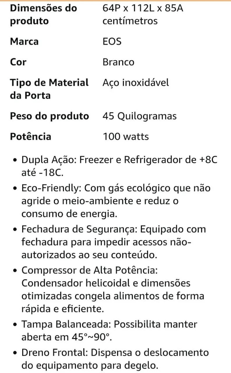 Freezer e Geladeira Horizontal Super Nova - Foto 5
