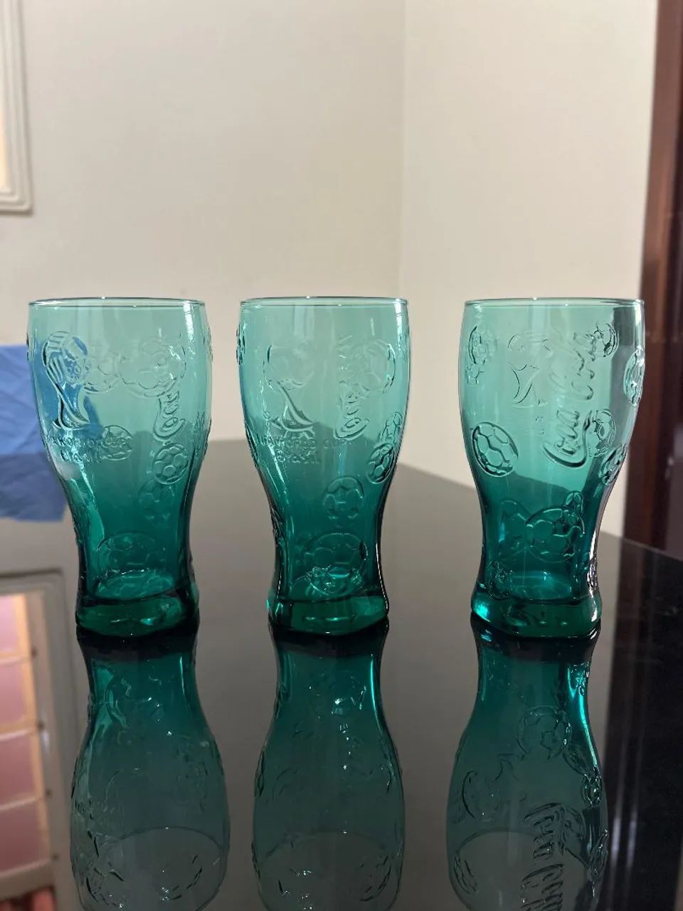 Copo de vidro Coca-Cola-Coleção Copa do Mundo unidade  - Foto 2