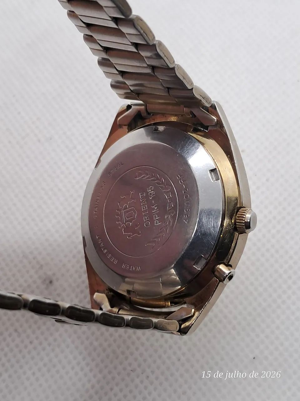 Relogio Orient automático dourado - Foto 3