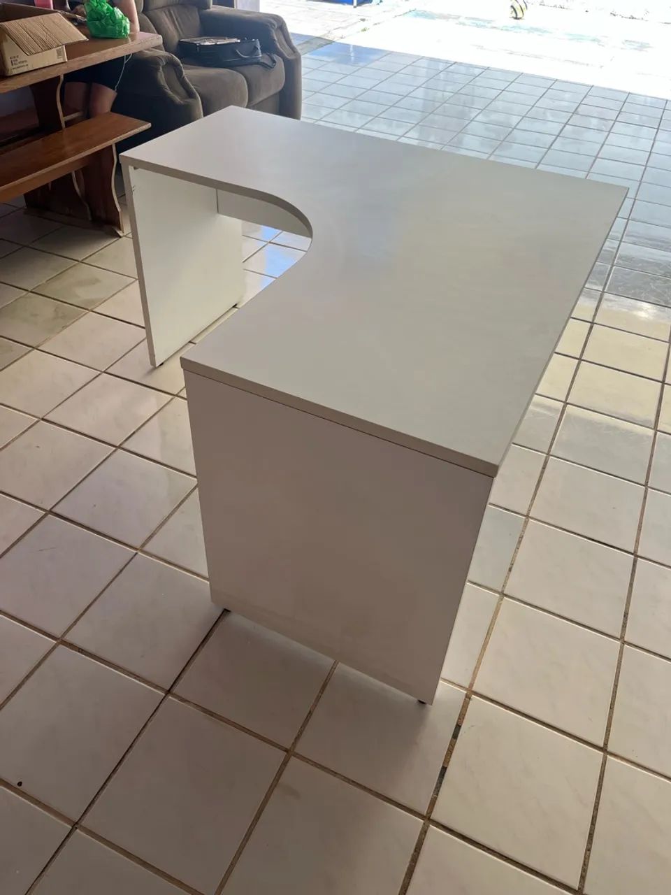 Mesa de Escritório em L - Foto 3