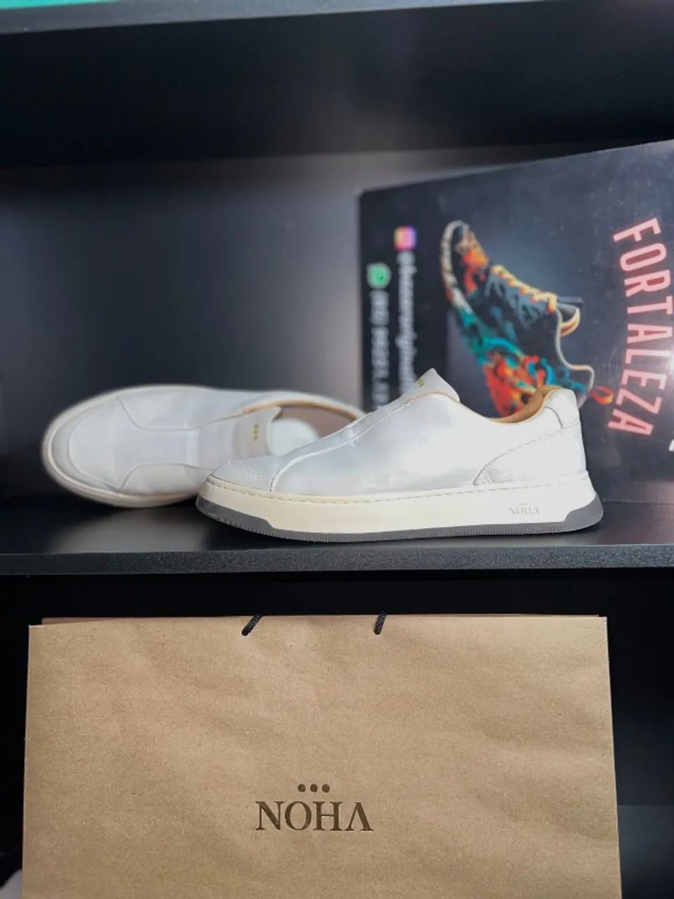 tênis Noha GALLARDO MASSIMO MARFIM | SLIP ON (42 - 28cm)  - Foto 2