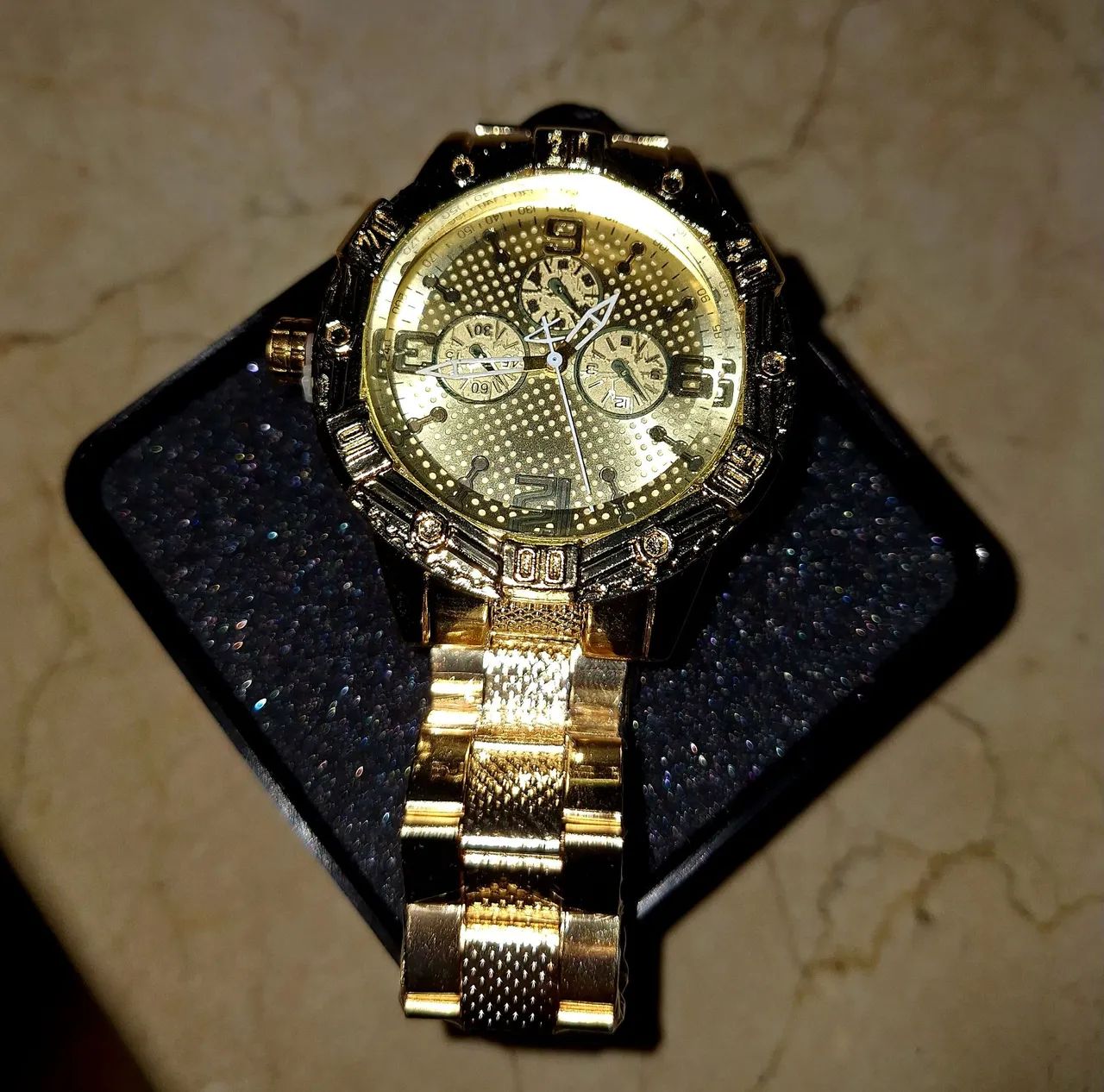 Relógio Dourado Masculino  - Foto 2