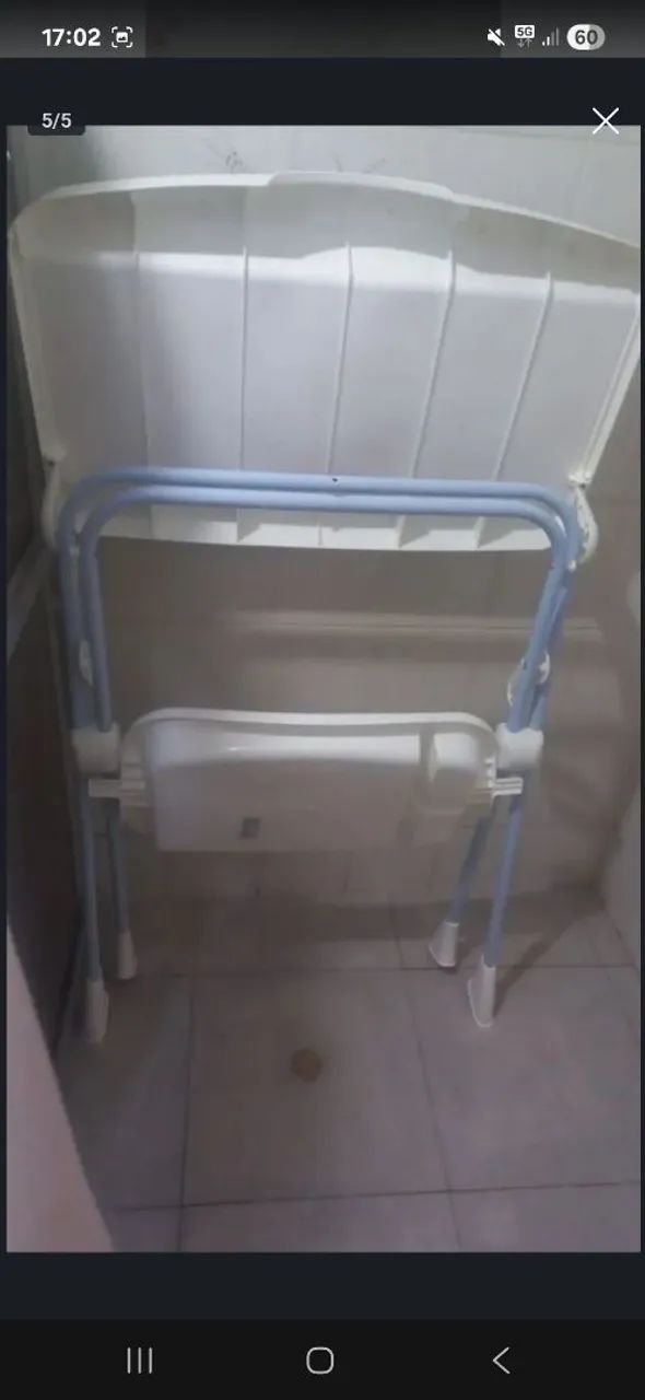 Carrinho de bebê+bebê conforto e banheira - Foto 5