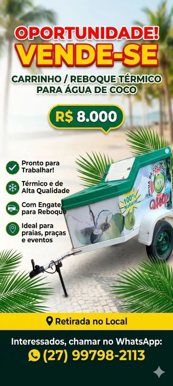 Carrinho reboque 