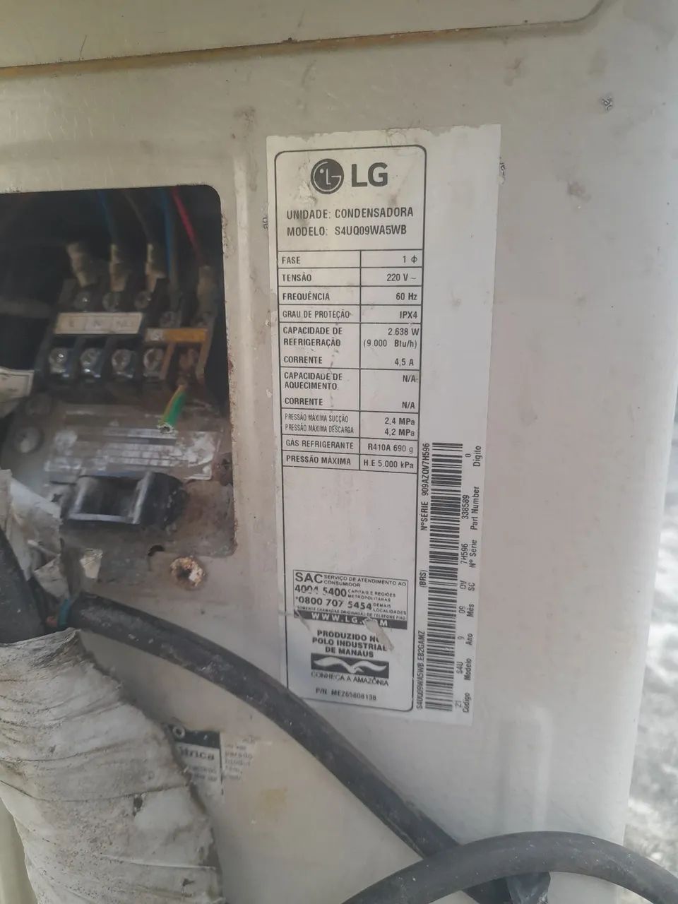 Ar-condicionado LG 9000BTUs DUAL Invert - Foto 4