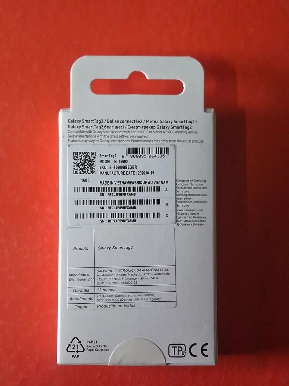 Galaxy SmartTag2 (pacote Unitário) Cor Preto. - Foto 2