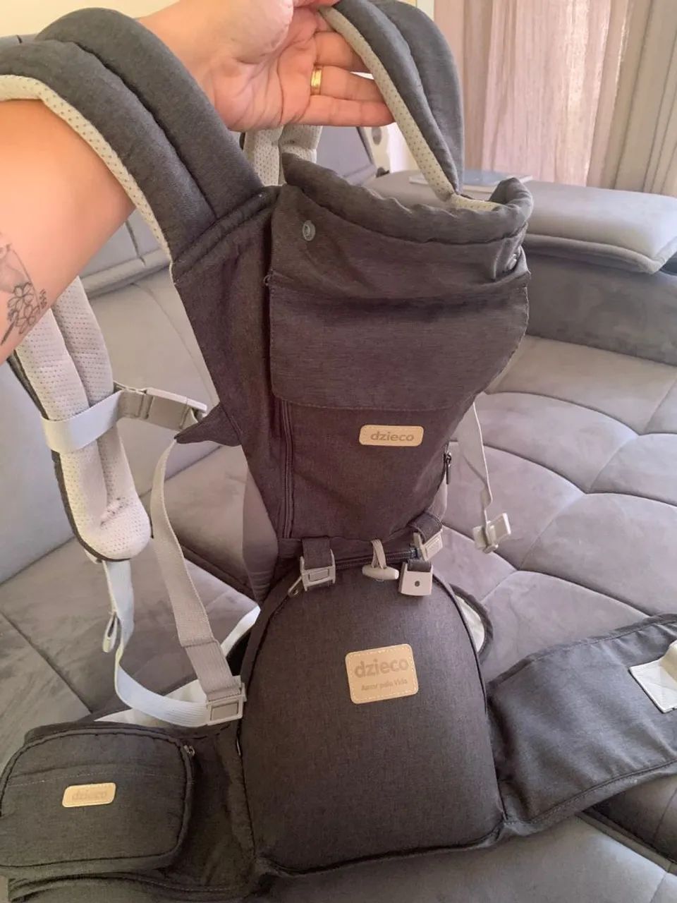 Canguru para Bebê Dzieco Yani - Até 15 Kg - Foto 2