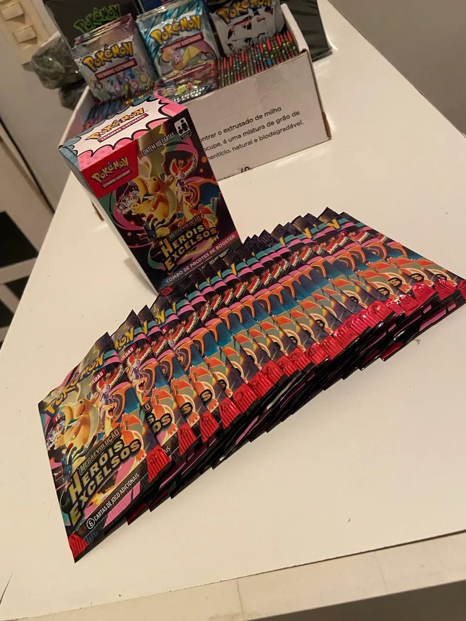 Pokémon mini booster box HERÓIS EXCELSOS  - Foto 3