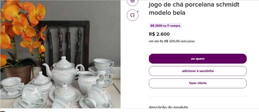 Jogo de Chá  - Foto 3