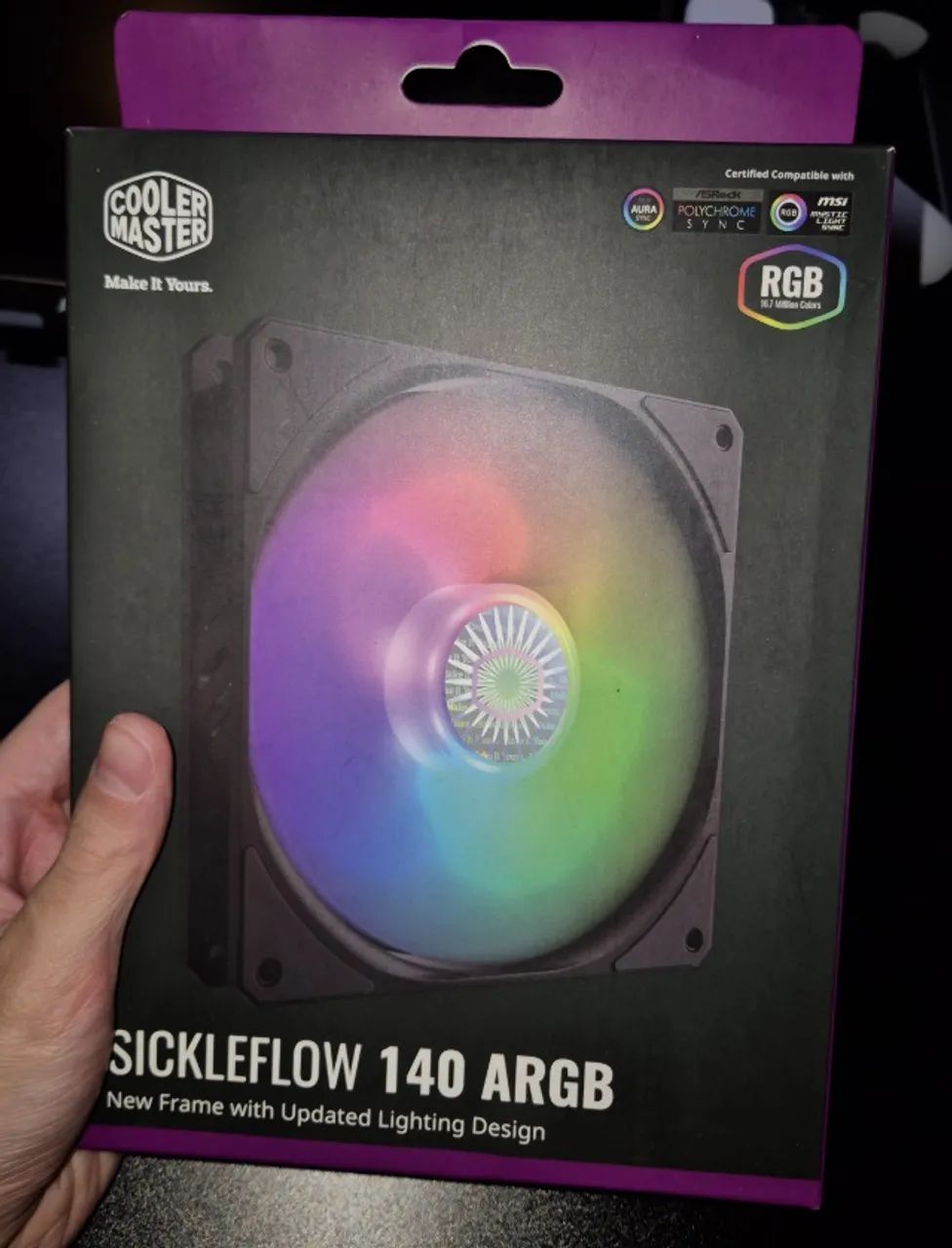 Fan Cooler Master Sickleflow 140 ARGB - Seminova
