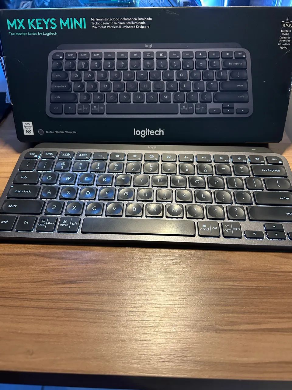 Teclado Logitech MX Keys Mini - Foto 3