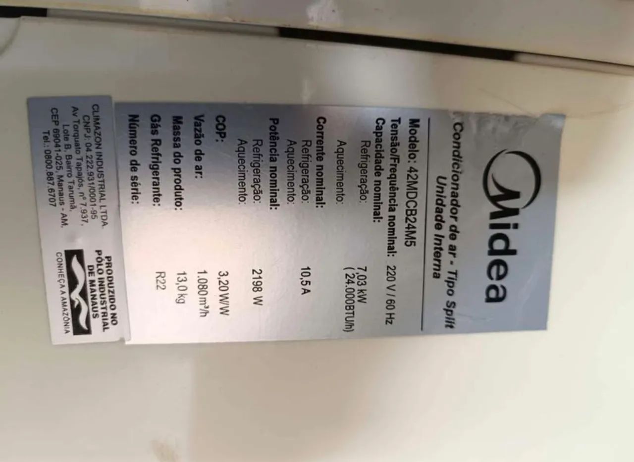 Ar cond. 24 mil BTUs instalação inclusa - Foto 4
