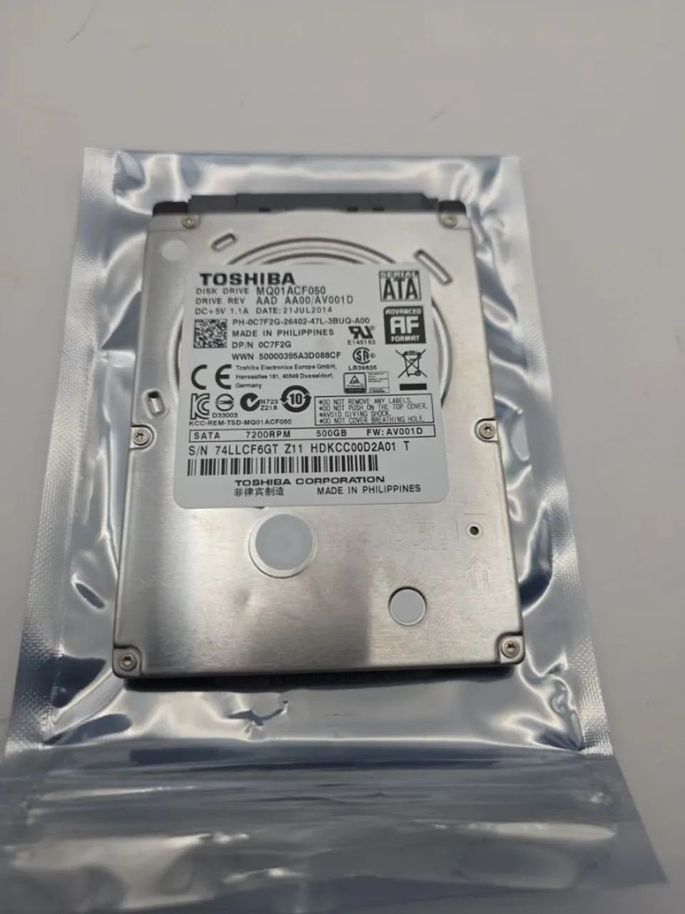 Hd 500gb novo