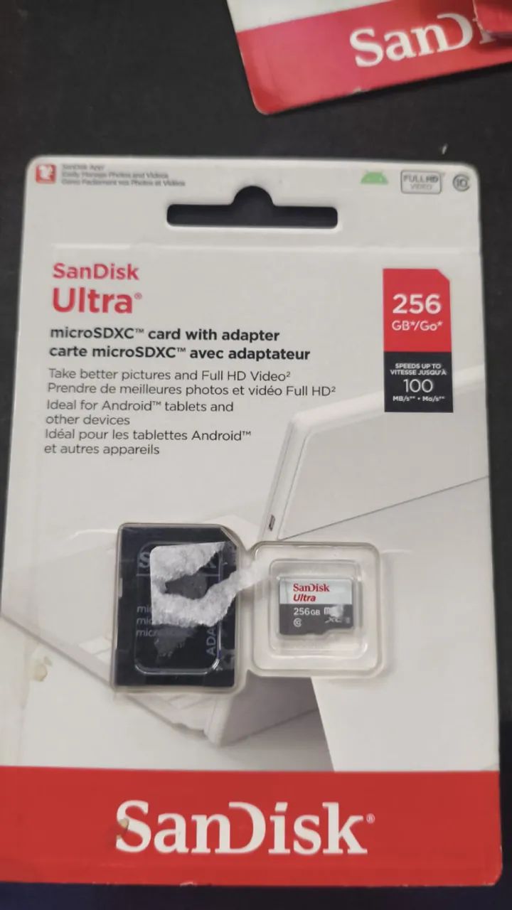 micro SD 256GB ultra sandisk - Foto 3