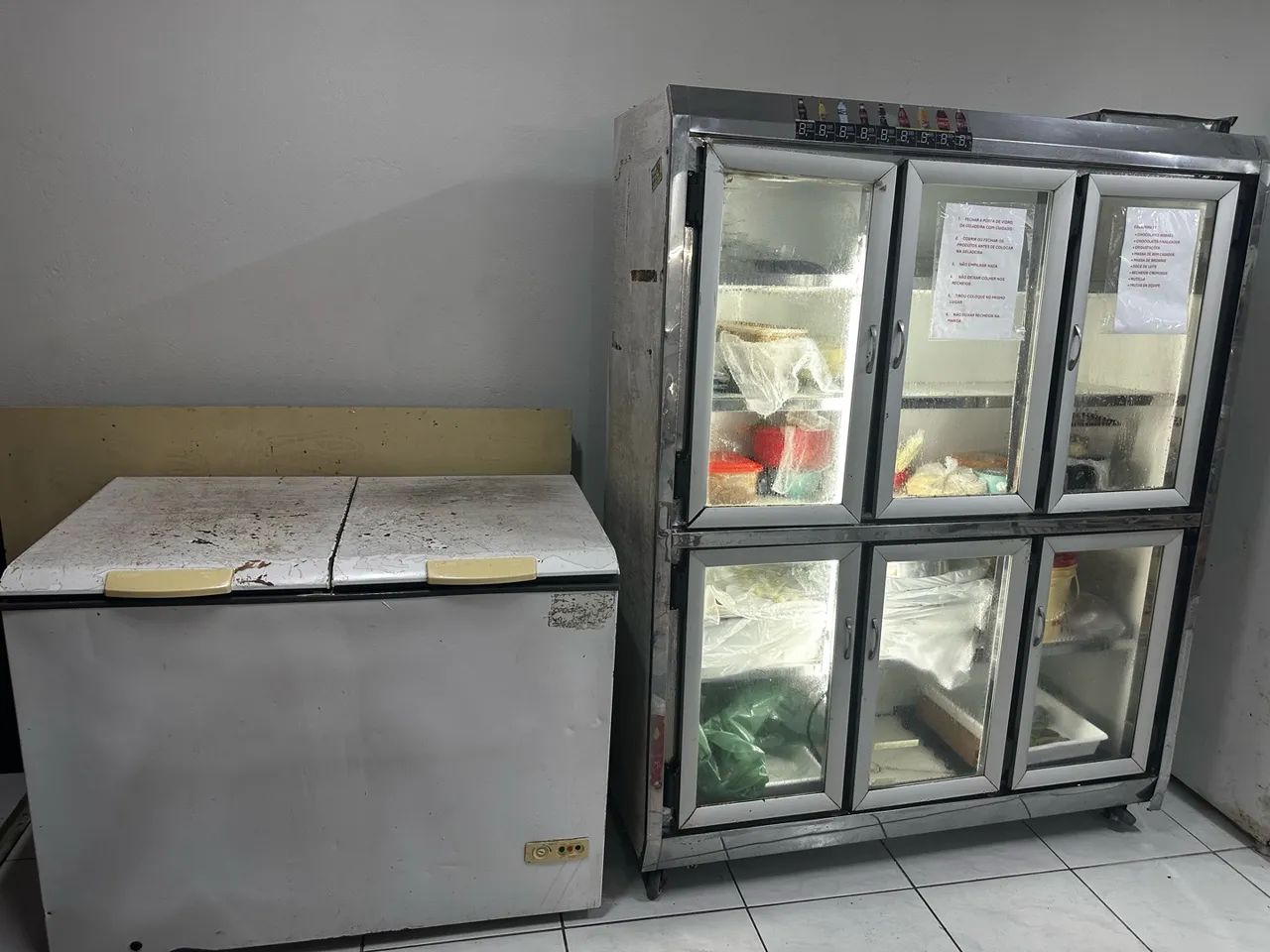 Geladeira e freezer 