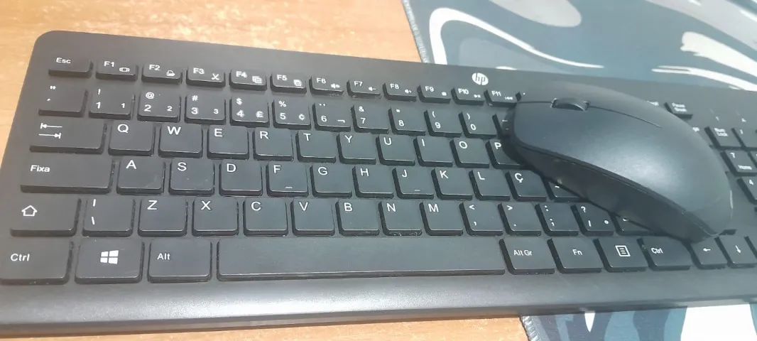 Teclado e mouse da HP sem fio - Foto 3