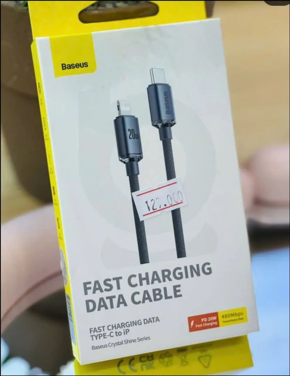 Cabo iPhone Lightning Original Baseus 2 Metros - Foto 3